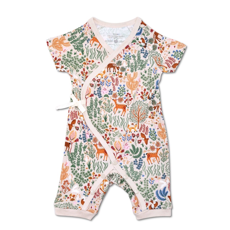 Organic Baby Apparel Apple Park & Organic Farm Buddies One-Pieces | Bamboo Kimono - Boho Woodland