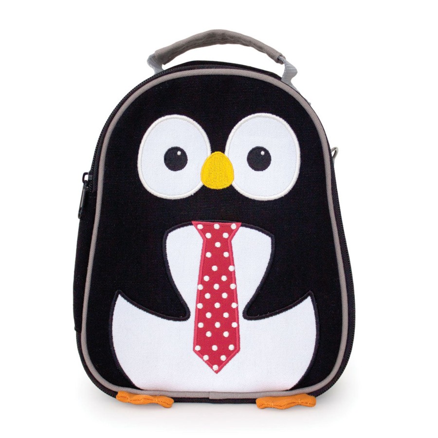 Organic Play Apple Park & Organic Farm Buddies Backpacks | Recycled Fabric Lunch Pack - Penguin