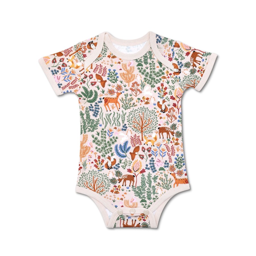 Organic Baby Apparel Apple Park & Organic Farm Buddies One-Pieces | Bamboo Essential Onesie - Boho Woodland