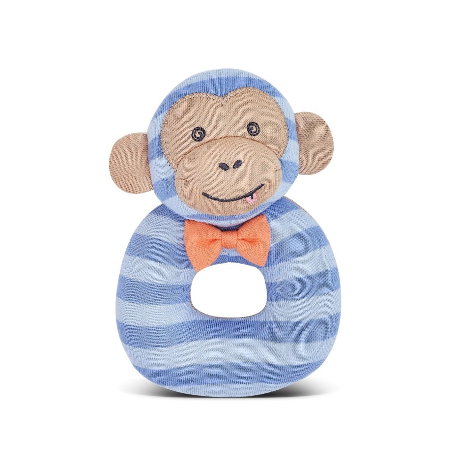 Organic Play Apple Park & Organic Farm Buddies Shop All Farm Buddies | Marvin Monkey - Teething Rattle