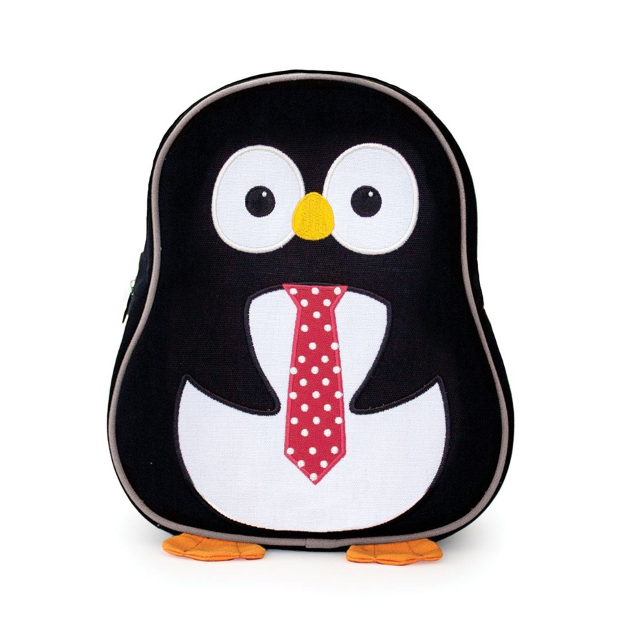 Organic Play Apple Park & Organic Farm Buddies Backpacks | Recycled Fabric Backpack - Penguin