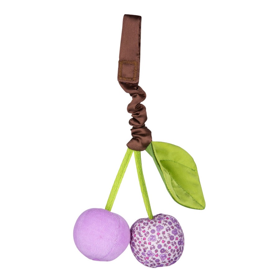 Organic Play Apple Park & Organic Farm Buddies Shop All Play | Organic Cherry Stroller Toy Purple