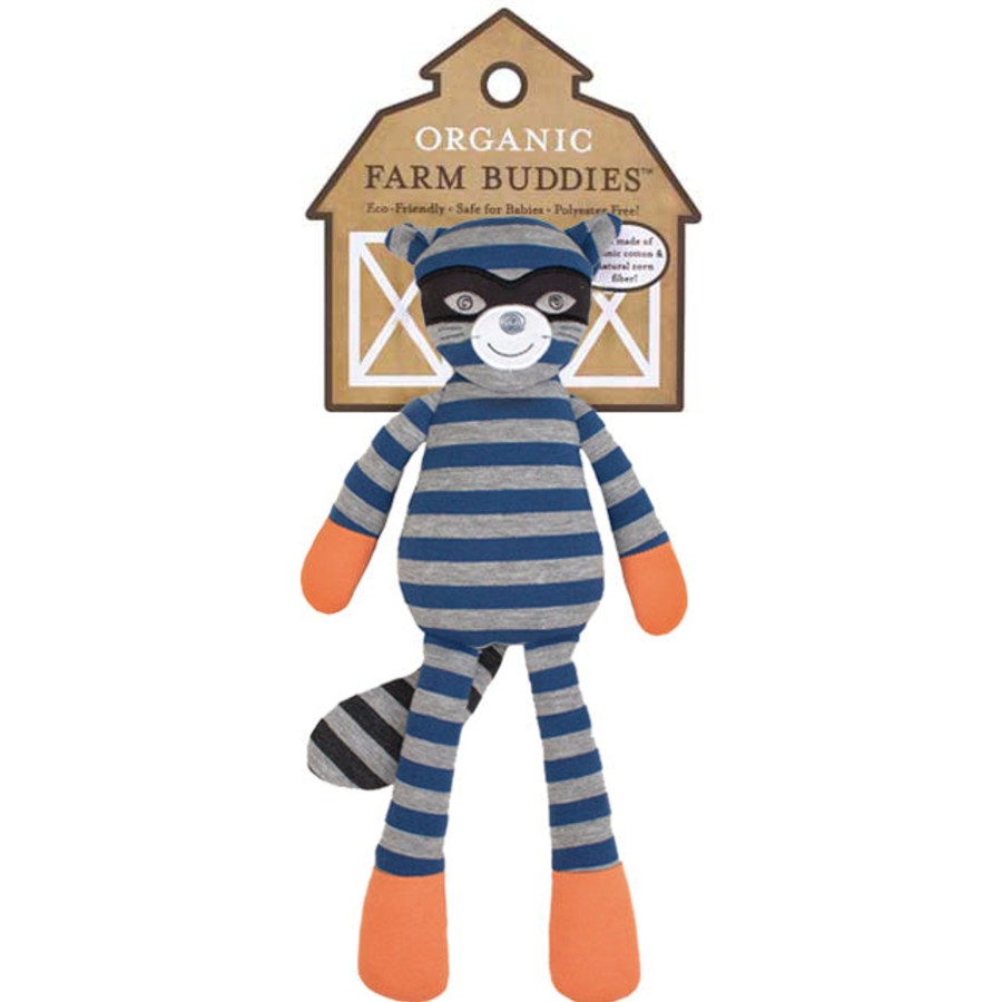 Organic Play Apple Park & Organic Farm Buddies Plush | Robbie Raccoon - Plush