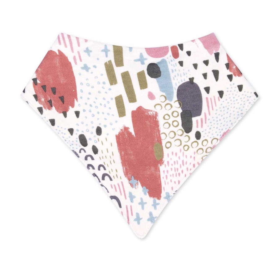 Organic Baby Apparel Apple Park & Organic Farm Buddies Accessories | Bandana Bib Abstract Dawn