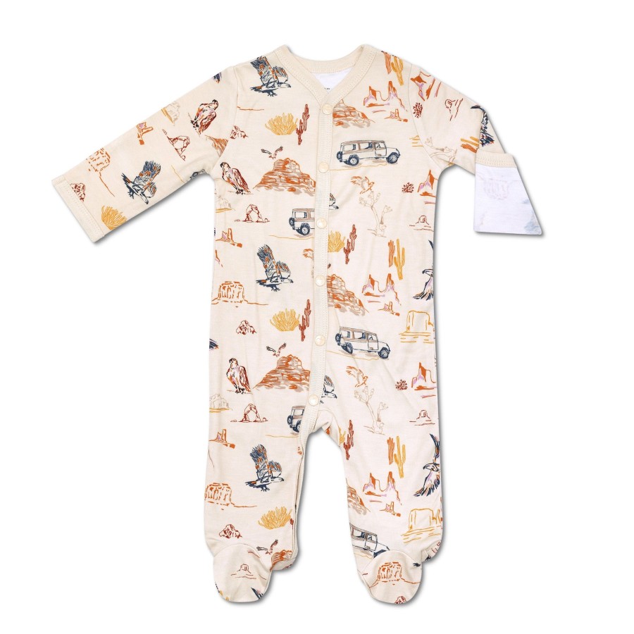 Organic Baby Apparel Apple Park & Organic Farm Buddies One-Pieces | Bamboo Footie - Canyon