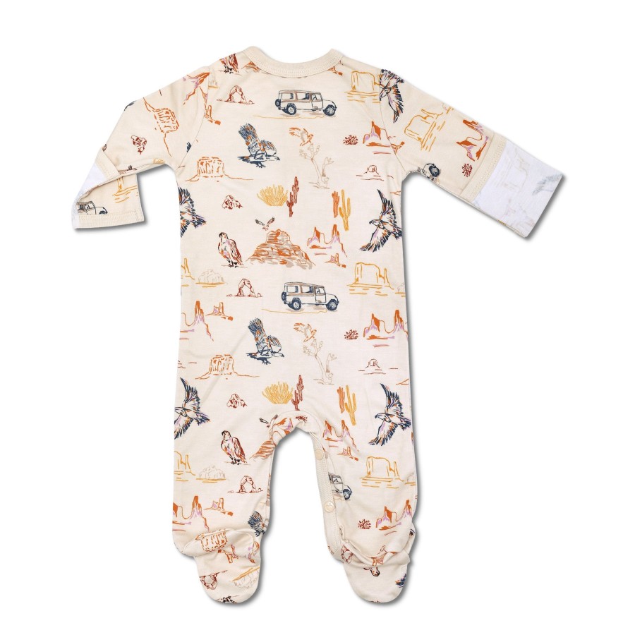 Organic Baby Apparel Apple Park & Organic Farm Buddies One-Pieces | Bamboo Footie - Canyon