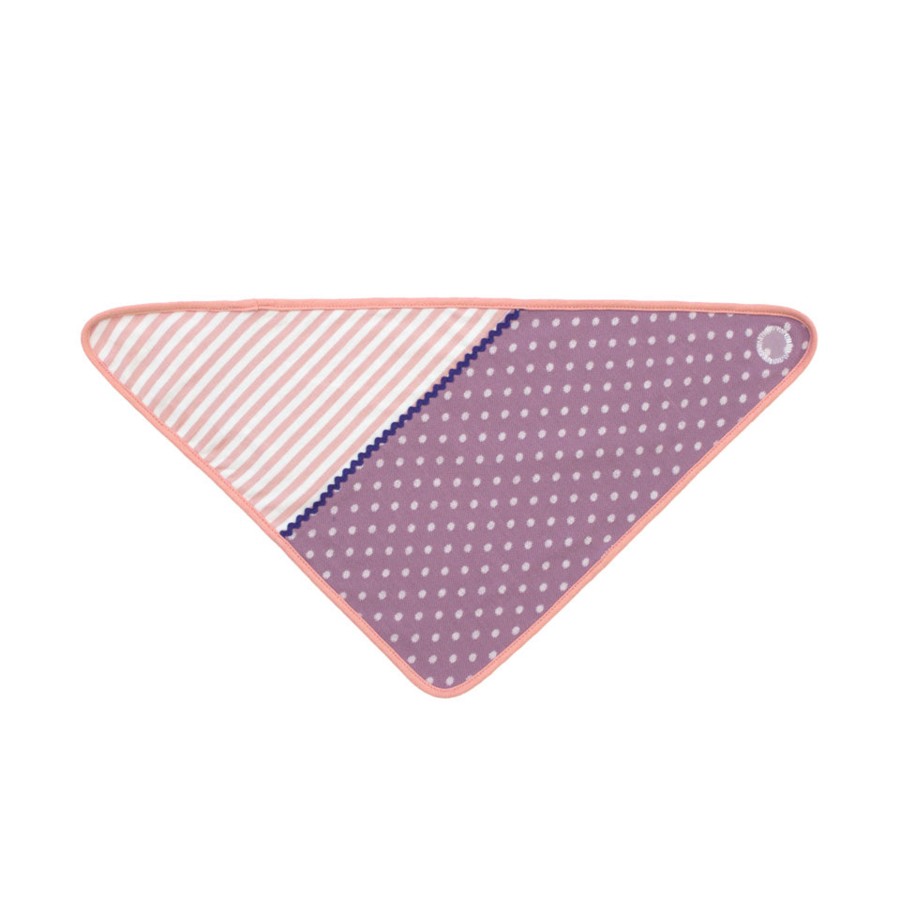 Organic Play Apple Park & Organic Farm Buddies Shop All Farm Buddies | Purple Polka Dots Bandana Bib