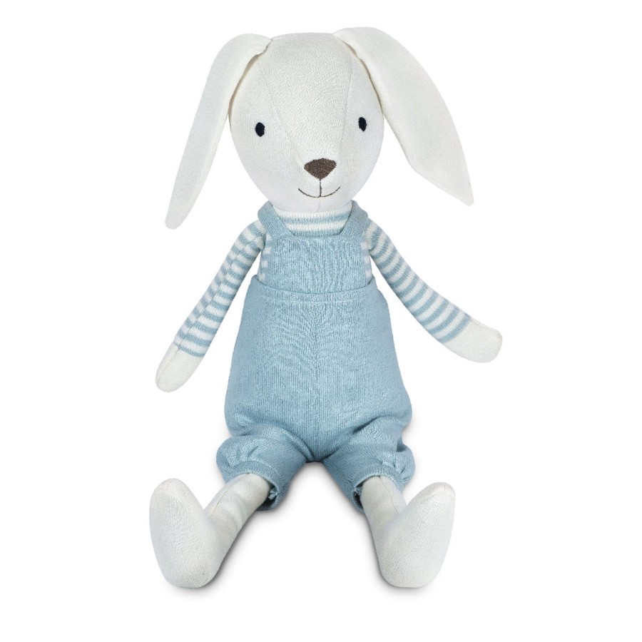 Organic Play Apple Park & Organic Farm Buddies Plush | Knit Bunny Plush - Finn