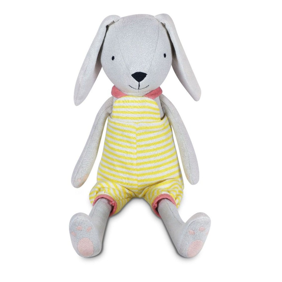 Organic Play Apple Park & Organic Farm Buddies Plush | Knit Bunny Plush - Benny