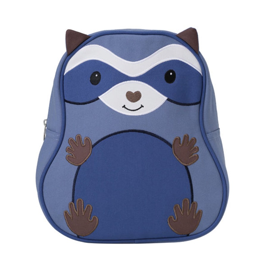 Organic Play Apple Park & Organic Farm Buddies Backpacks | Recycled Fabric Backpack Raccoon