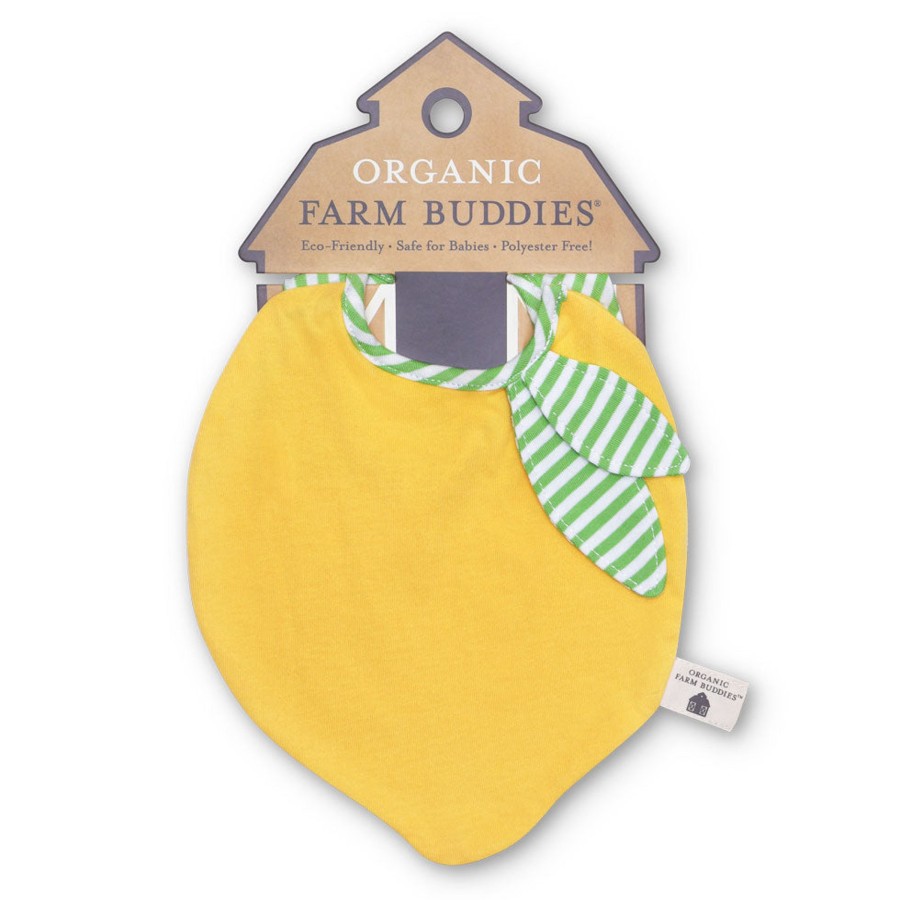 Organic Play Apple Park & Organic Farm Buddies Shop All Farm Buddies | Fruit Bib - Lemon