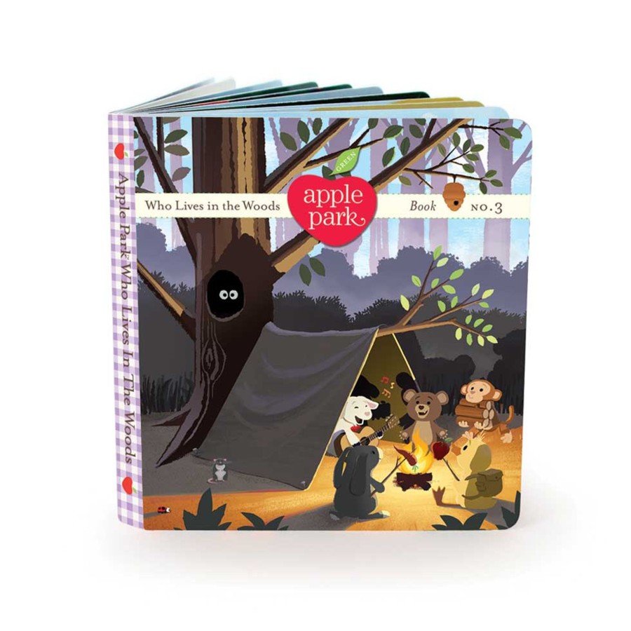 Organic Play Apple Park & Organic Farm Buddies Books | Who Lives In The Woods - Book 3