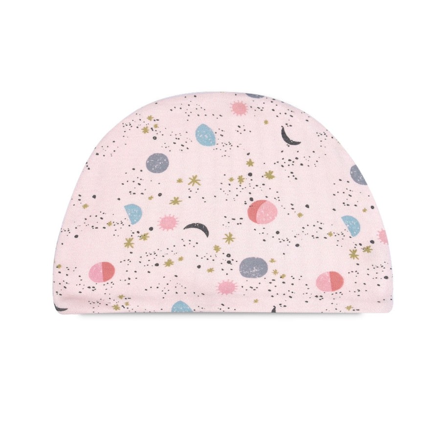 Organic Baby Apparel Apple Park & Organic Farm Buddies All Baby Neutral | Organic Cotton Hat Pink Moon & Stars