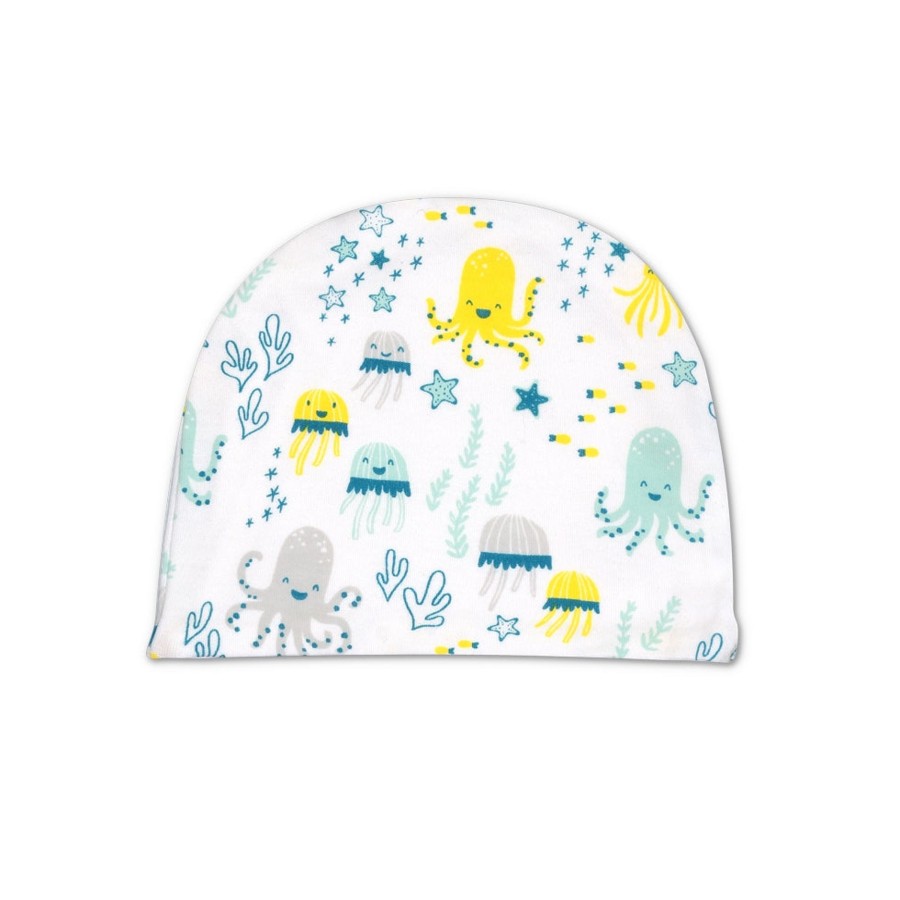 Organic Baby Apparel Apple Park & Organic Farm Buddies Accessories | Organic Cotton Hat Sea Life