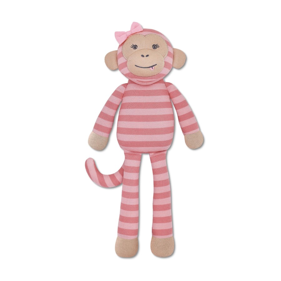 Organic Play Apple Park & Organic Farm Buddies Plush | Maggie Monkey - Plush