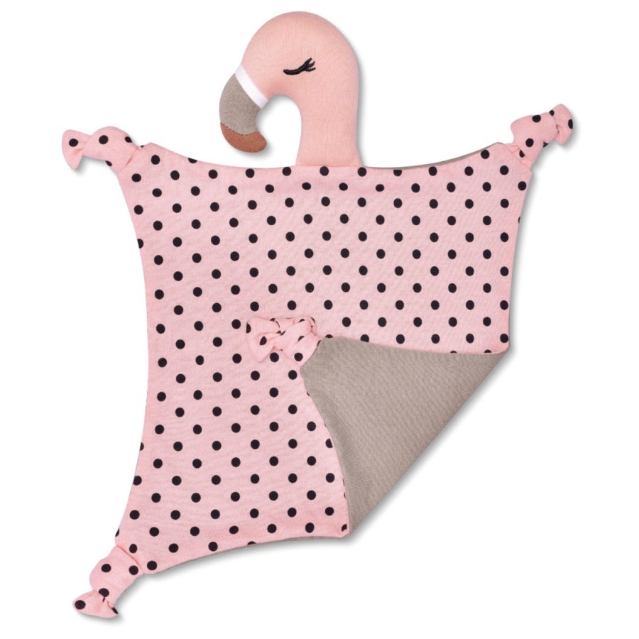 Organic Play Apple Park & Organic Farm Buddies Blankies & Loveys | Franny Flamingo - Blankie