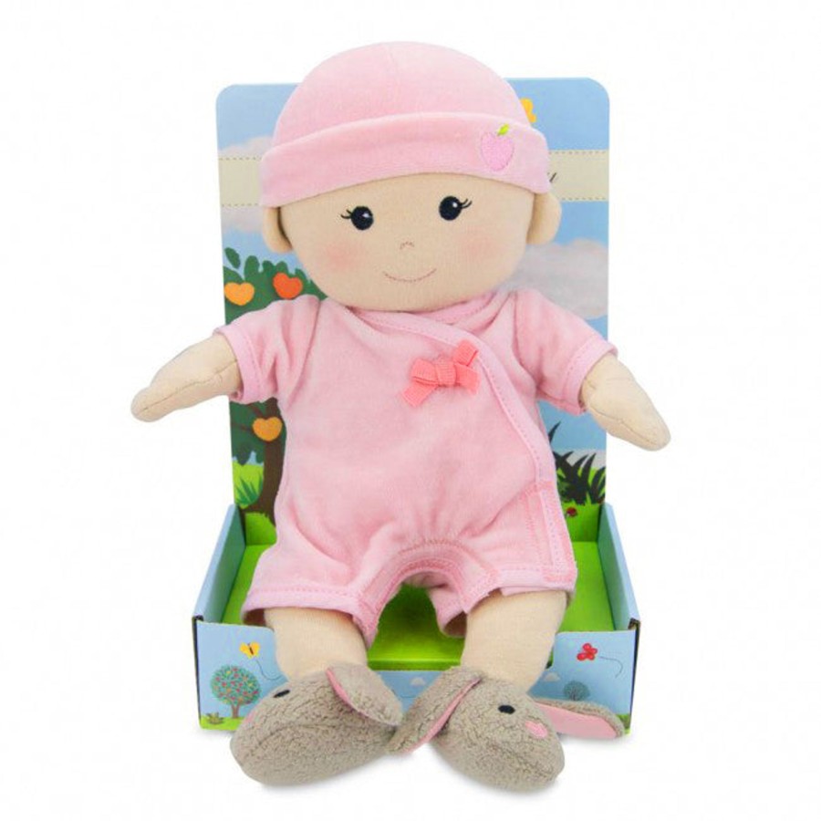 Organic Play Apple Park & Organic Farm Buddies Plush | Baby Doll - Pink