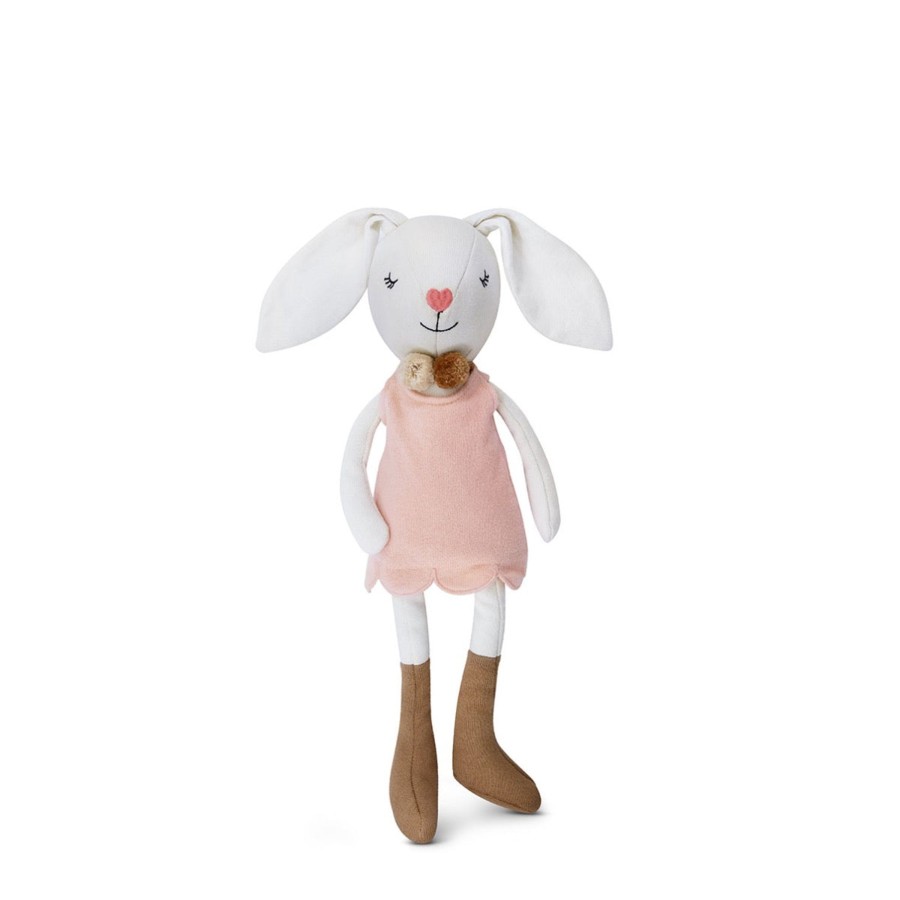 Organic Play Apple Park & Organic Farm Buddies Plush | Knit Bunny Plush - Charlotte