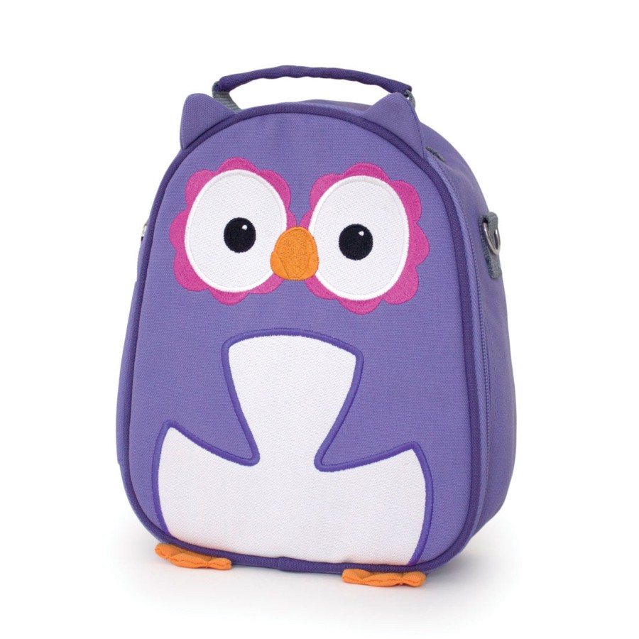 Organic Play Apple Park & Organic Farm Buddies Backpacks | Recycled Fabric Lunch Pack - Purple Owl