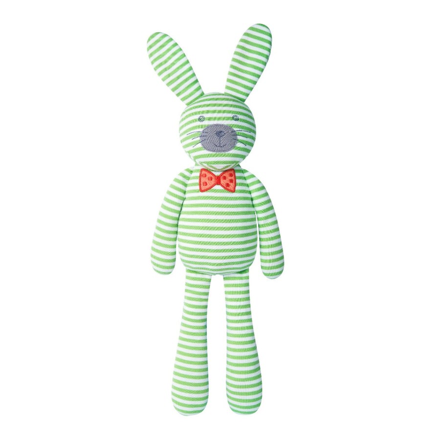 Organic Play Apple Park & Organic Farm Buddies Plush | Green 18" Farm Bunny Plush